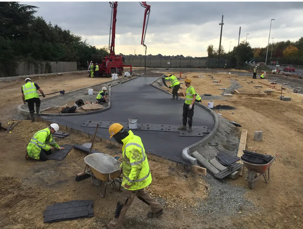 STEP 6 - STAMPING THE CONCRETE