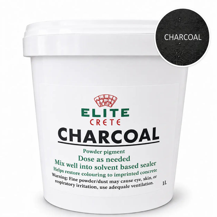 Specialist Colour Powdered Pigment PROFESSIONAL TRADE PACK - Charcoal Black 1L