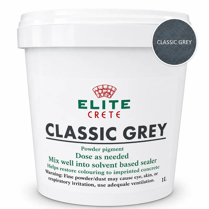 Specialist Colour Powdered Pigment PROFESSIONAL TRADE PACK - Classic Grey 1L