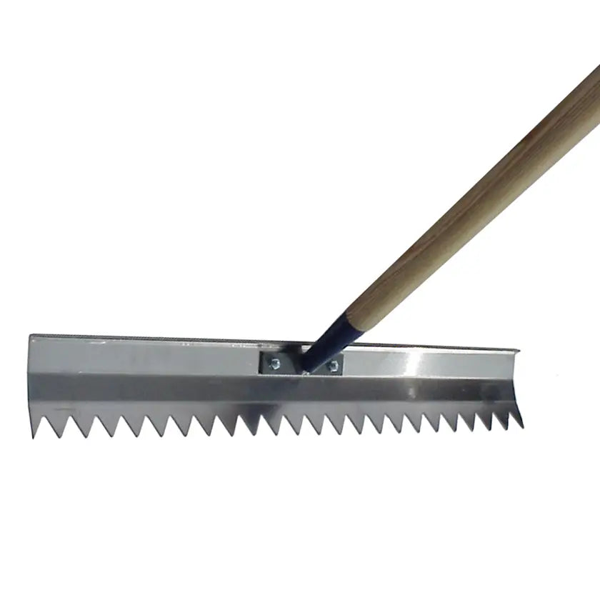 Aluminium Concrete Rake by Elite Crete Imprinted Concrete – Elite Crete Ltd