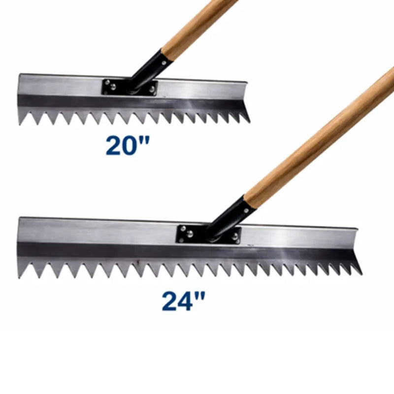 Concrete Overlay Rake Aluminium Concrete Rake by Elite Crete Imprinted Concrete – Elite Crete Ltd