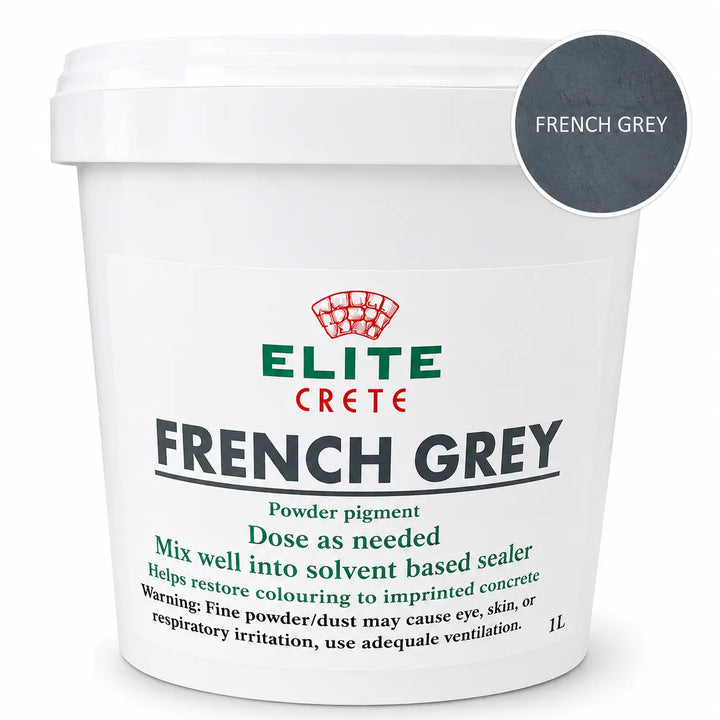 Specialist Colour Powdered Pigment PROFESSIONAL TRADE PACK - French Grey 1L