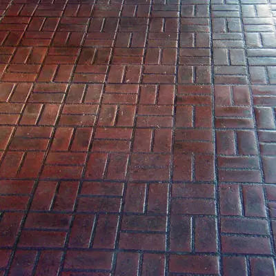 Basket Weave Brick Imprinting Mat