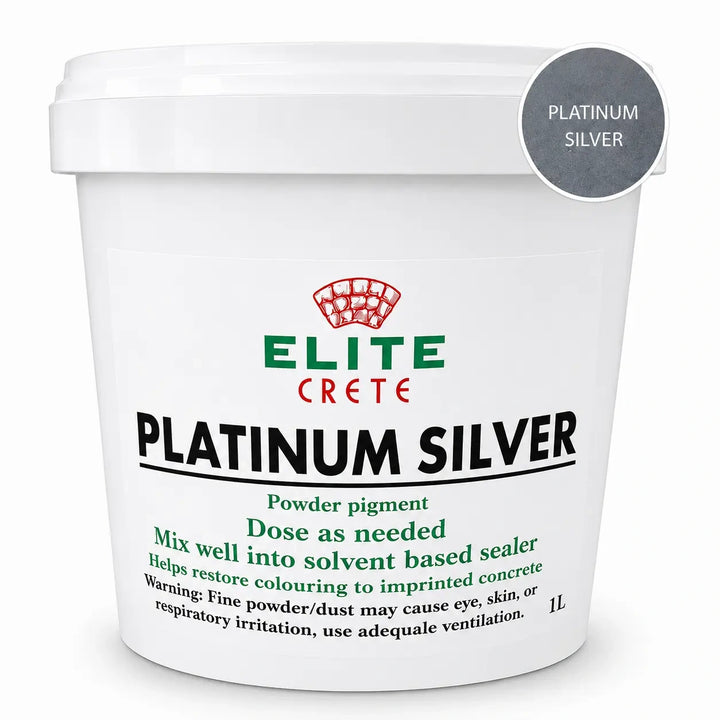 Specialist Colour Powdered Pigment PROFESSIONAL TRADE PACK - Platinum Silver 1L