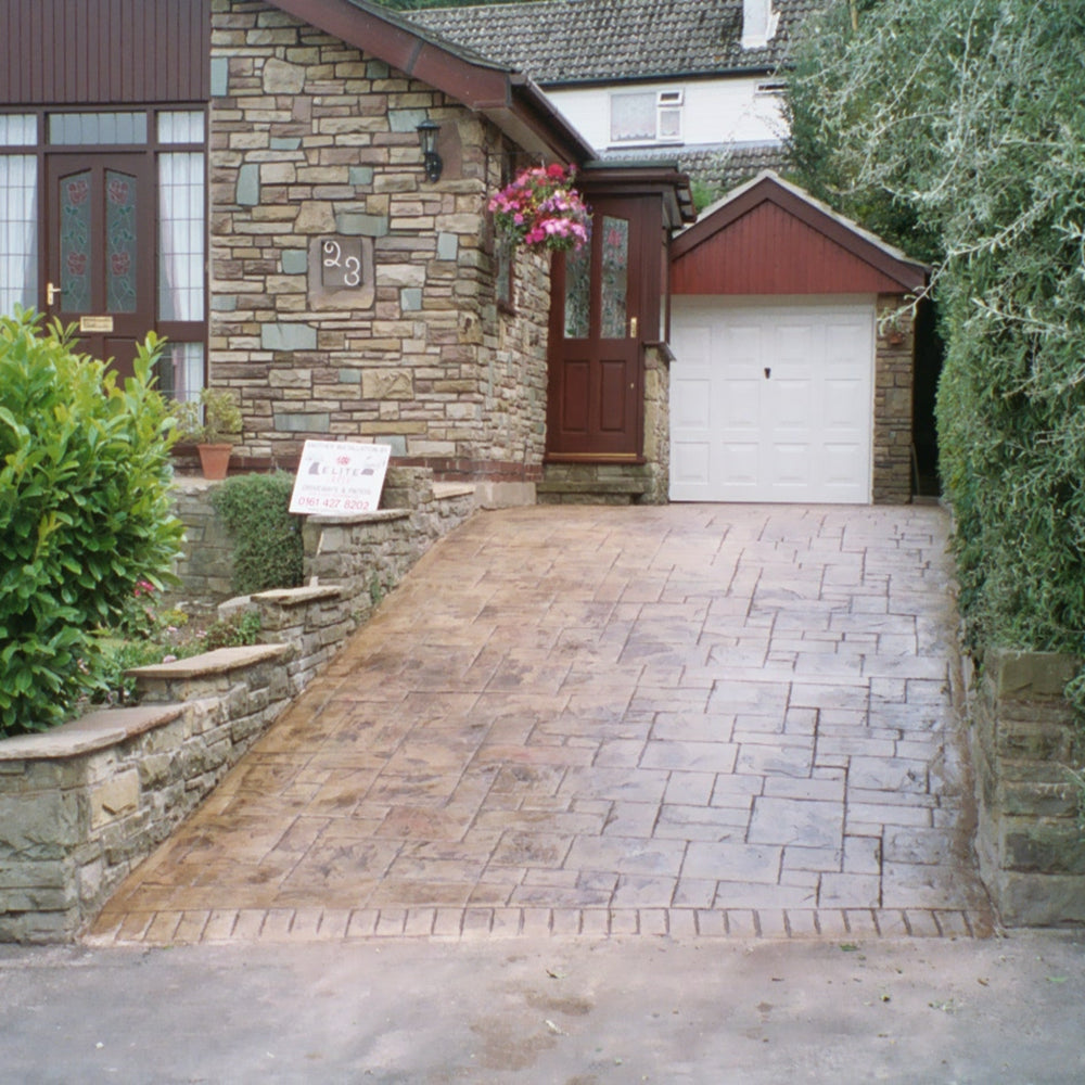 Small Ashlar Slate Imprinting Mat