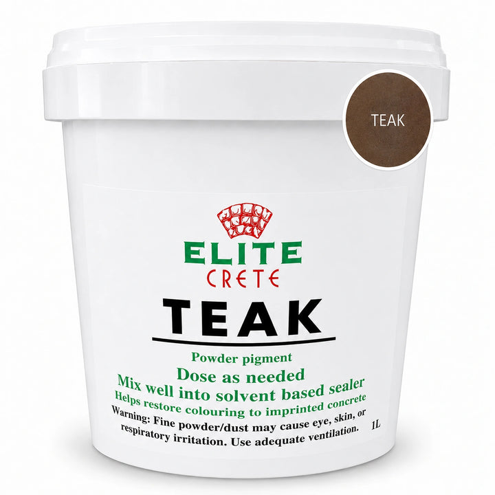 Specialist Colour Powdered Pigment PROFESSIONAL TRADE PACK - Teak 1L